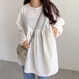 前後2WAYリボンペプラムチュニックブラウス | GeeRA | 詳細画像10