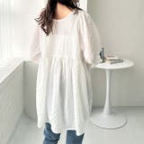 前後2WAYリボンペプラムチュニックブラウス | GeeRA | 詳細画像5