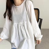 前後2WAYリボンペプラムチュニックブラウス | GeeRA | 詳細画像13