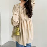 前後2WAYリボンペプラムチュニックブラウス | GeeRA | 詳細画像29