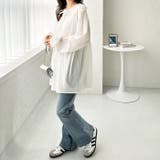 前後2WAYリボンペプラムチュニックブラウス | GeeRA | 詳細画像7