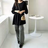 前後2WAYリボンペプラムチュニックブラウス | GeeRA | 詳細画像17