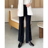 【YOUING.】パールデザインフレアーパンツ | GeeRA | 詳細画像9