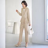 【２点セット】パールボタンペプラムプリーツブラウスセットアップ  | GeeRA | 詳細画像19 