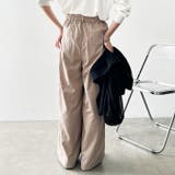 さらとろ素材が嬉しい!ダブルタックワイドイージーパンツ | GeeRA | 詳細画像28