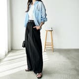 さらとろ素材が嬉しい!ダブルタックワイドイージーパンツ | GeeRA | 詳細画像11