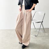 さらとろ素材が嬉しい!ダブルタックワイドイージーパンツ | GeeRA | 詳細画像22