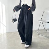 さらとろ素材が嬉しい!ダブルタックワイドイージーパンツ | GeeRA | 詳細画像5