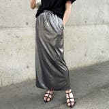 シルバー系 | シャイニーナロースカート | GeeRA