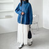 オーバーサイズダブルジップデニムブルゾン | GeeRA | 詳細画像6 