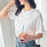 綿100%ラインストーンドットTシャツ | GeeRA | 詳細画像2