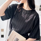 シャギージャカードTシャツ | GeeRA | 詳細画像1