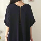 前後２ＷＡＹハーフジップ半袖Ｔシャツワンピース | GeeRA | 詳細画像41 
