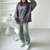 【FIRST MOOD】グラフィックヴィンテージ風裏起毛スウェット | GeeRA | 詳細画像2