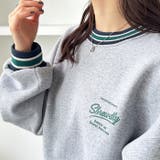 【FIRST MOOD】ラインリブエンブロイダリー裏起毛スウェット | GeeRA | 詳細画像8 