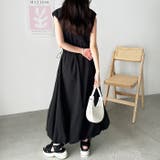 【FIRST MOOD】ハーフジップウエストドロストバルーンワンピース | GeeRA | 詳細画像4 