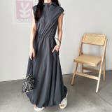 【FIRST MOOD】ハーフジップウエストドロストバルーンワンピース | GeeRA | 詳細画像8 