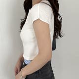 【nelliy.】刺しゅうロゴコンパクトTシャツ | GeeRA | 詳細画像7