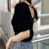 【nelliy.】ベロアバックオープンカットソー | GeeRA | 詳細画像9 