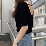 【nelliy.】ベロアバックオープンカットソー | GeeRA | 詳細画像11 