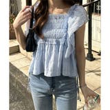 【nelliy.】フリルシャーリングブラウス | GeeRA | 詳細画像11