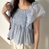 【nelliy.】フリルシャーリングブラウス | GeeRA | 詳細画像6