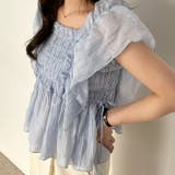 【nelliy.】フリルシャーリングブラウス | GeeRA | 詳細画像8