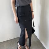 【nelliy.】フロントボタンハイウエストスカート | GeeRA | 詳細画像5 