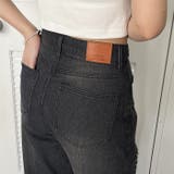 【nelliy.】オリジナルパットダメージワイドデニム | GeeRA | 詳細画像12 