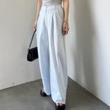ブルー | 【nelliy.】ハイウエストスラックスパンツ | GeeRA