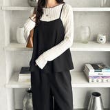 セットアップ風キャミソールサロペット | GeeRA | 詳細画像15 