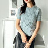 ケーブル編みサマーニットトップス | GeeRA | 詳細画像28 