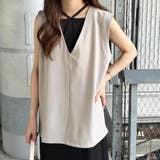 麻調ベスト×リブワンピースセット | GeeRA | 詳細画像21 