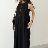 ブラック | ハーフジップキャミワンピース | GeeRA