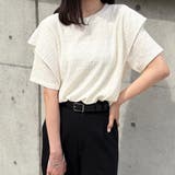 ラッフルショルダー表面感カットソー | GeeRA | 詳細画像9