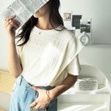 ラッフルショルダー表面感カットソー | GeeRA | 詳細画像2