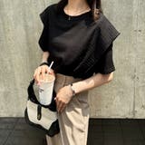 ラッフルショルダー表面感カットソー | GeeRA | 詳細画像18