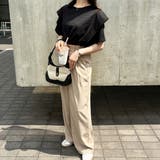 ラッフルショルダー表面感カットソー | GeeRA | 詳細画像19