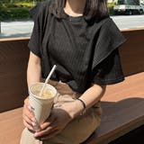 ラッフルショルダー表面感カットソー | GeeRA | 詳細画像21