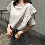 ラッフルショルダー表面感カットソー | GeeRA | 詳細画像28