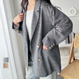 オーバーサイズダブルテーラードジャケットコート | GeeRA | 詳細画像1 