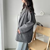 オーバーサイズダブルテーラードジャケットコート | GeeRA | 詳細画像4 