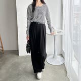 前後2WAYシアースラブヘンリーネックカットソー | GeeRA | 詳細画像38