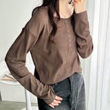 前後2WAYシアースラブヘンリーネックカットソー | GeeRA | 詳細画像43