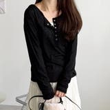 前後2WAYシアースラブヘンリーネックカットソー | GeeRA | 詳細画像18