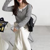 前後2WAYシアースラブヘンリーネックカットソー | GeeRA | 詳細画像41