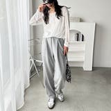 前後2WAYシアースラブヘンリーネックカットソー | GeeRA | 詳細画像5