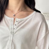 前後2WAYシアースラブヘンリーネックカットソー | GeeRA | 詳細画像6