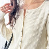 メニーボタンランダムリブトップス | GeeRA | 詳細画像11 