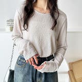 クルーネックジャガードプルオーバー | GeeRA | 詳細画像15 